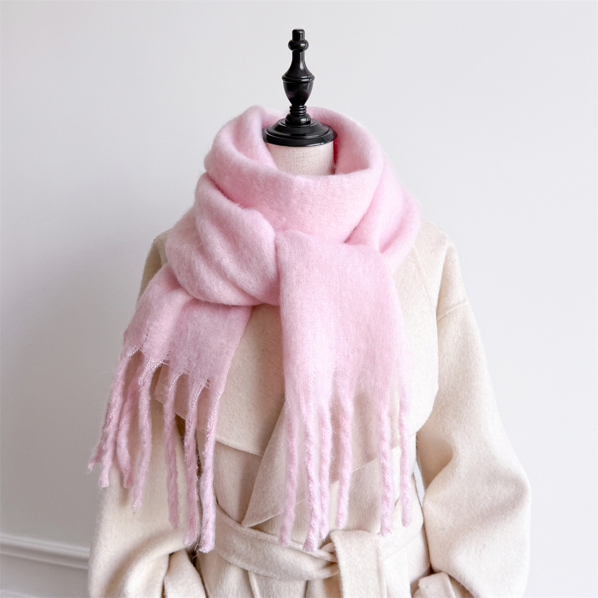 20*200cm Solid Color Thick War - огляд і ціна Cashmere Pashmina Wrap