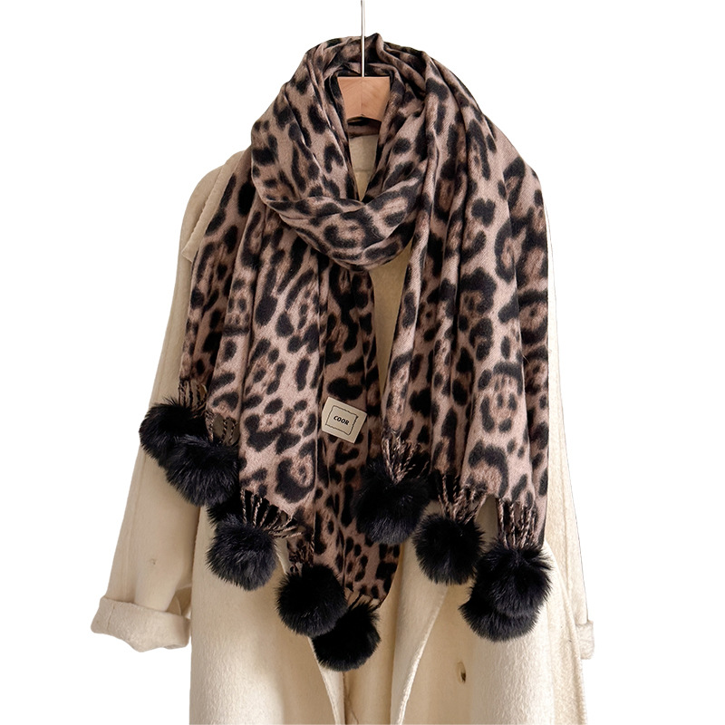 New Luxury Winter Leopard Two- - огляд і ціна Cashmere Pashmina Wrap