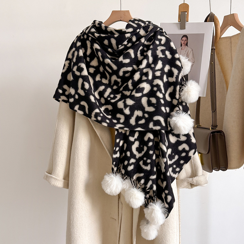 New Luxury Winter Leopard Two- - огляд і ціна Cashmere Pashmina Wrap