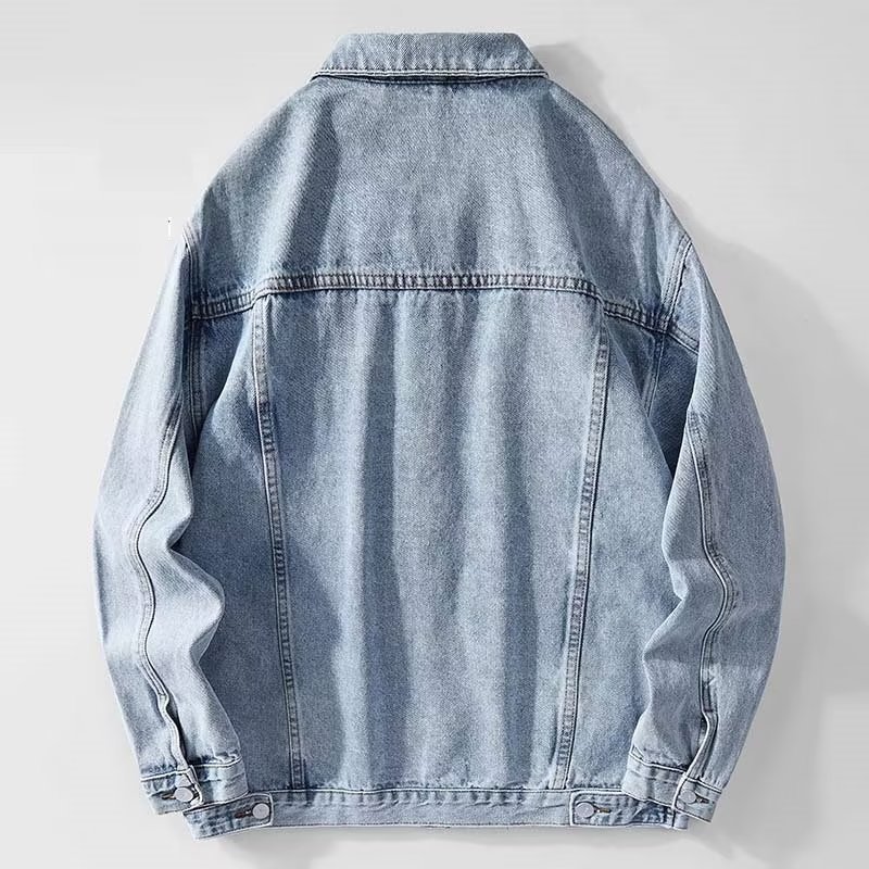 Denim Jacket Men  Single Breas - огляд і ціна Down Jacket Packable