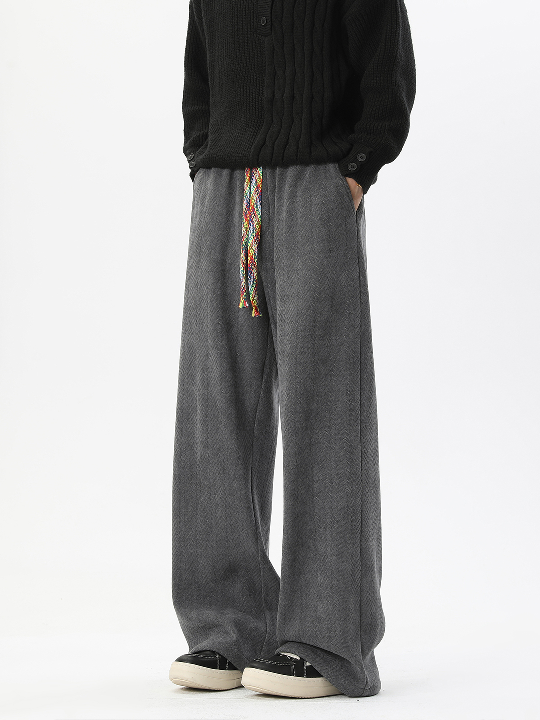 Men's Winter Thickened Fleece  - огляд і ціна Corduroy Pant Warm