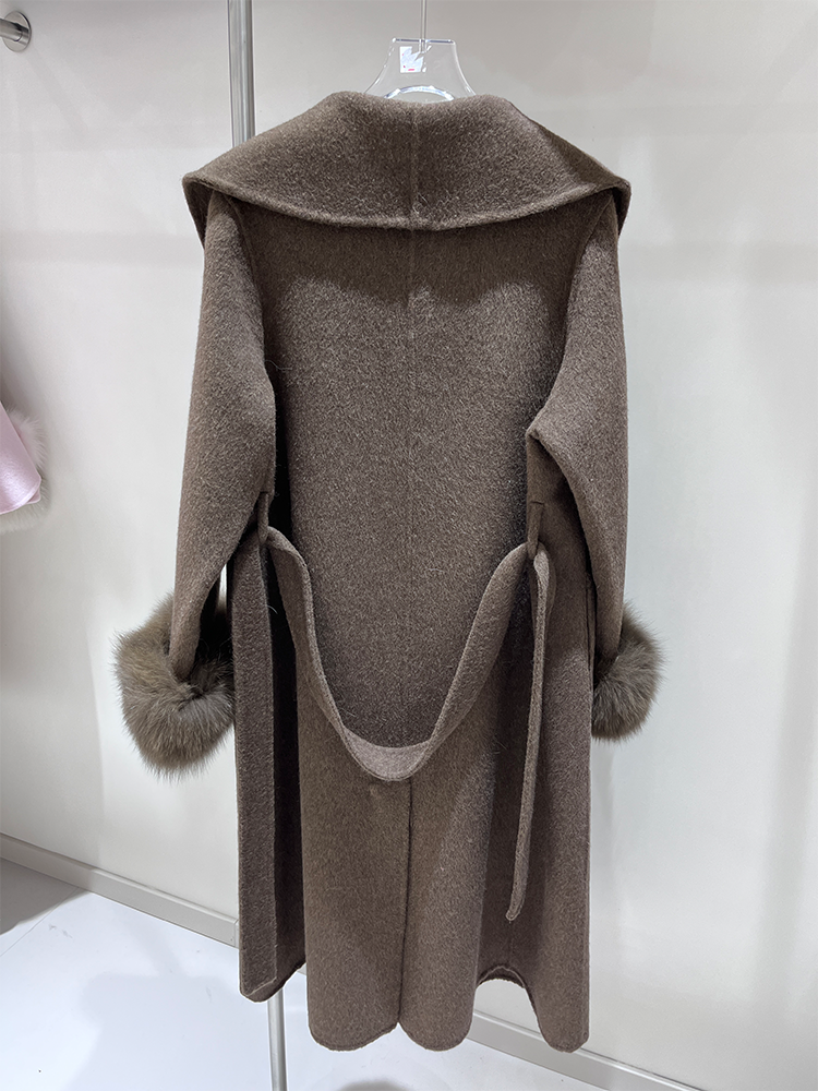 2025 New Wool Coat With Real F - огляд і ціна Wool Coat Peacoat