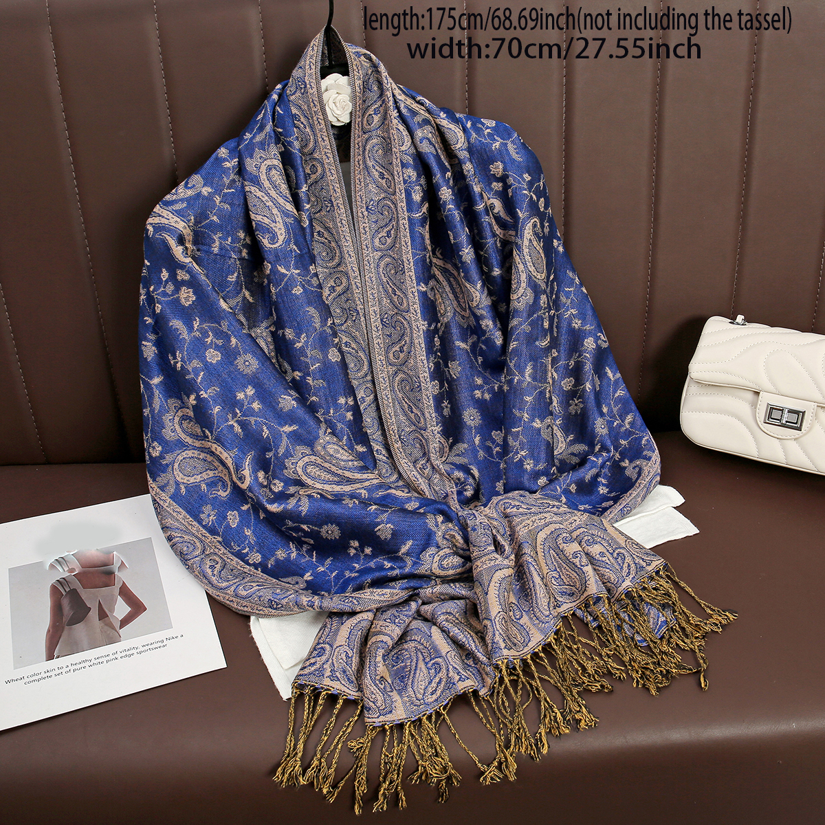 Luxury Brand Autumn Cashmere P - огляд і ціна Cashmere Pashmina Wrap