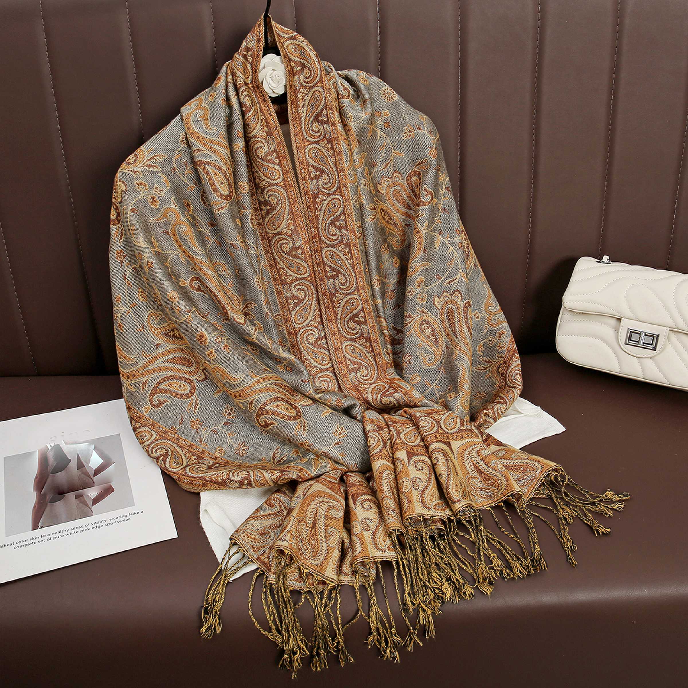 Luxury Brand Autumn Cashmere P - огляд і ціна Cashmere Pashmina Wrap