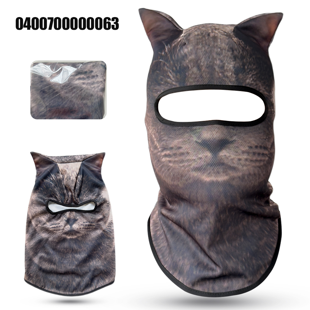 3D cat animal skiing Balaclava - огляд і ціна Balaclava Ski Mask