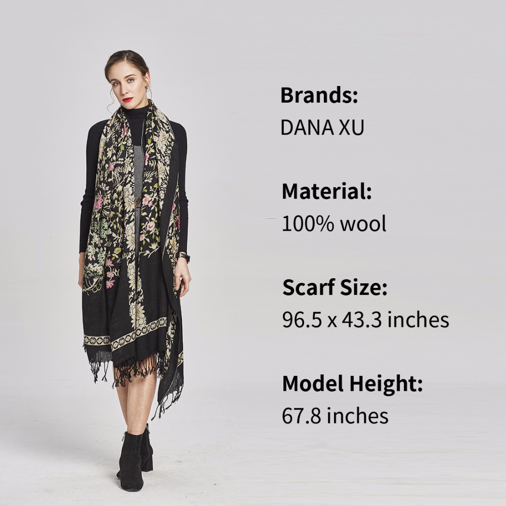 Luxury Brand Scarf Female Male - огляд і ціна Cashmere Pashmina Wrap