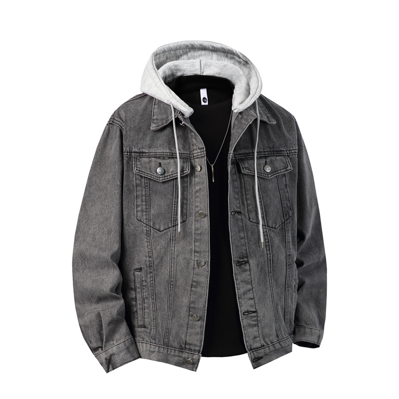 Men Hooded Denim Jacket Men St - огляд і ціна Down Jacket Packable